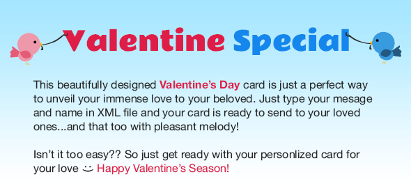 Valentine's Day Greeting Card