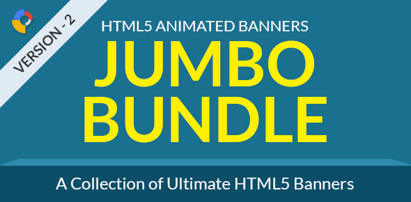 Jumbo Bundle 32 in 1 HTML5 Animated Banner Templates